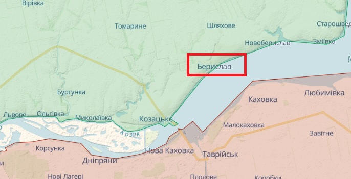 Россияне обстреляли жилой дом в Бериславе Херсонской области: есть раненый